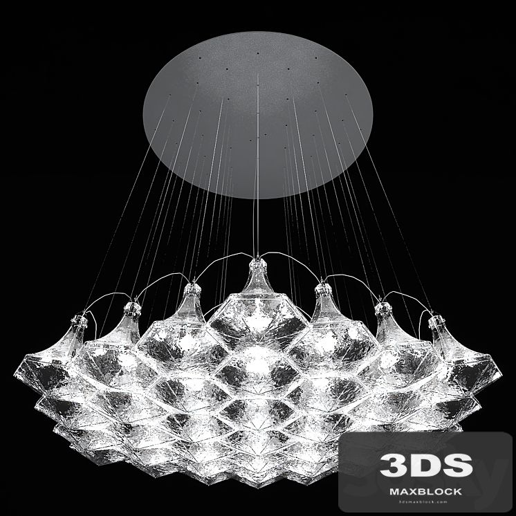 Lasvit_Facet Sculpture Cluster 37