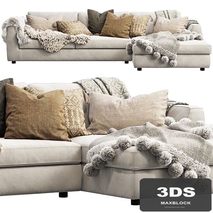EQ3 Cello Sectional Sofa