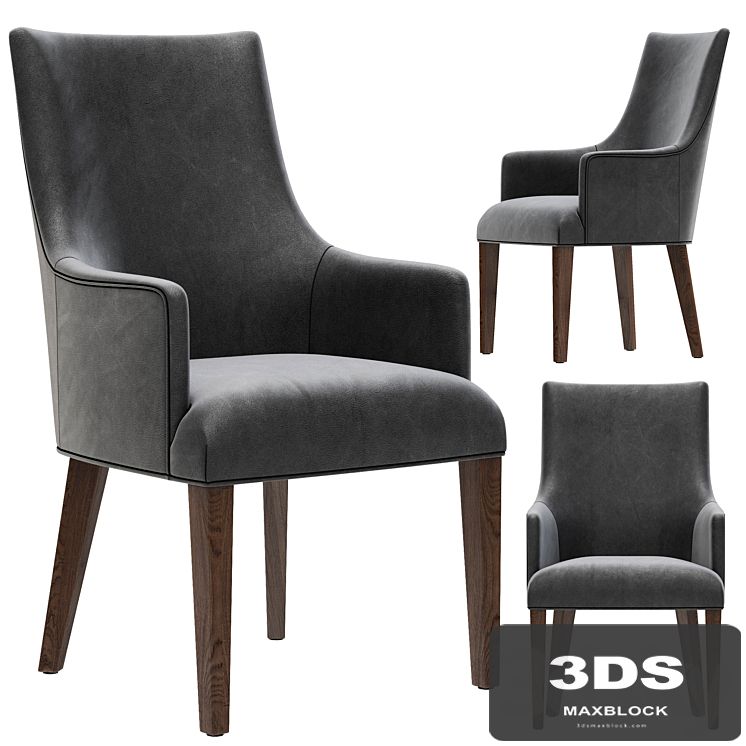 Restoration Hardware Ella Leather Armchair