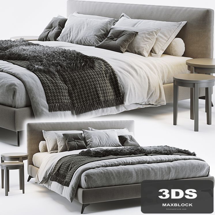 Meridiani Stone Up Bed