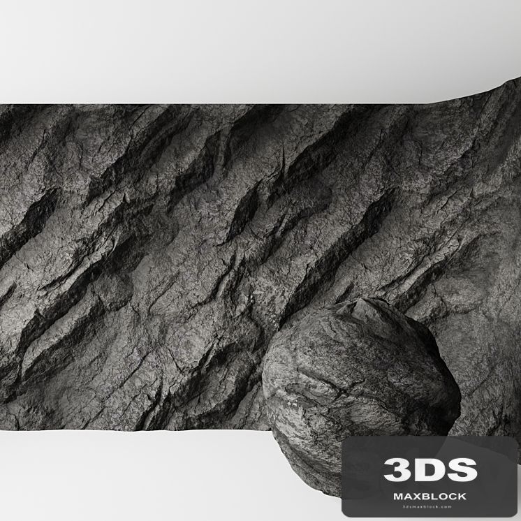 Rock cliff wall No. 3