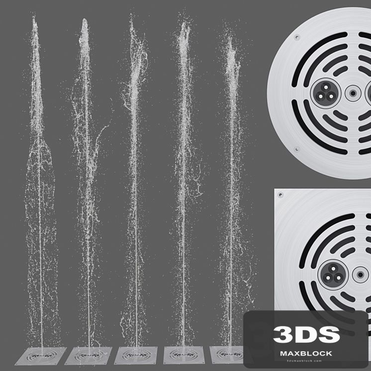 Pedestrian fountain Dry Deck KIT FPK-5000