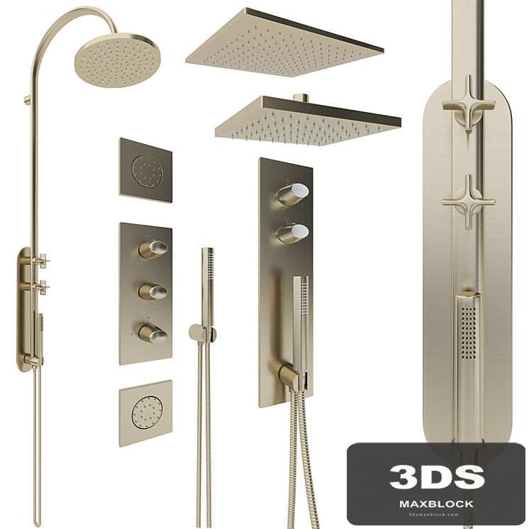 Shower systems Armani Roca Set_1