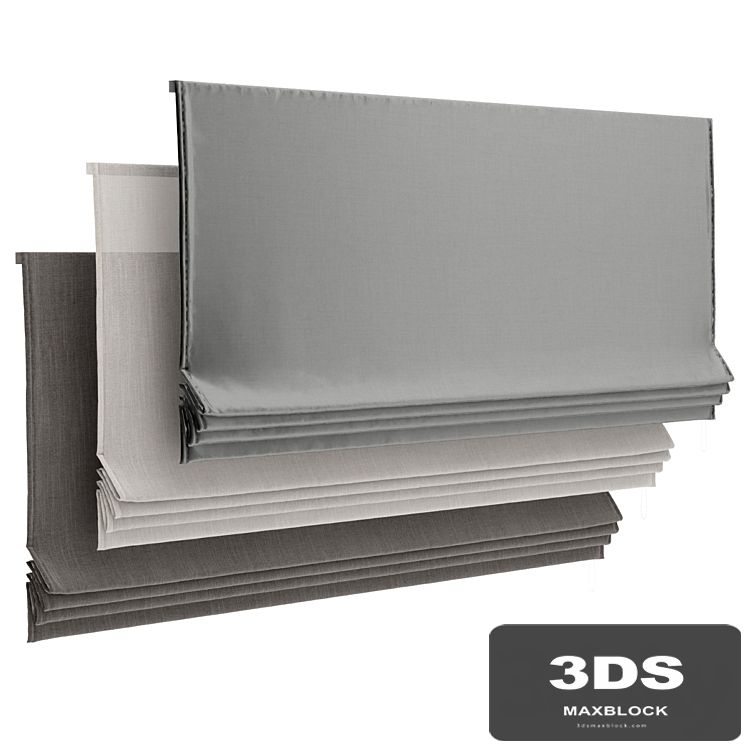 RH Flat Romain Shade 1800 mm