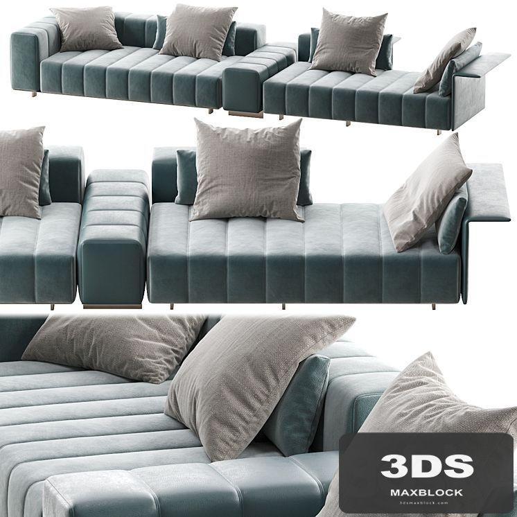 Minotti freeman seating system