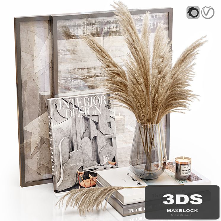 Decor set 20 Pampas grass