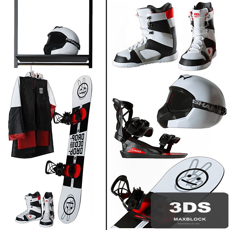 Snowboard set