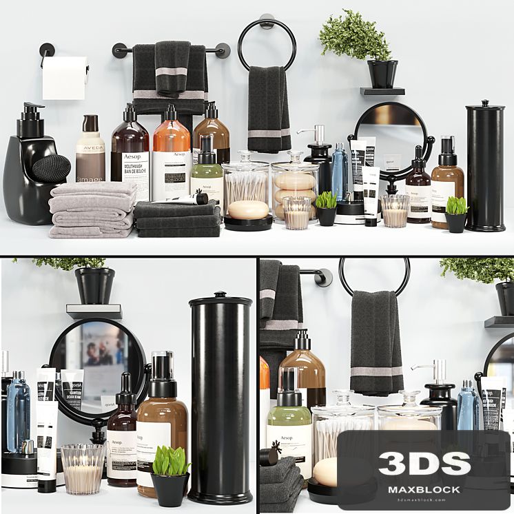 Collection bathroom accessories
