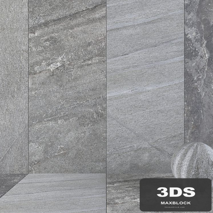 Stone Wall Santorini Gray Set 2
