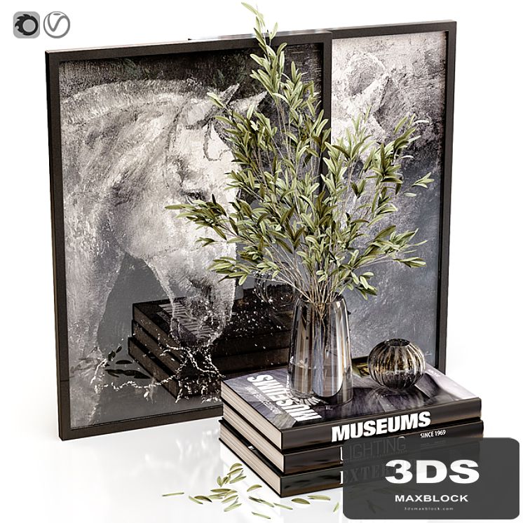 Black decor set 22