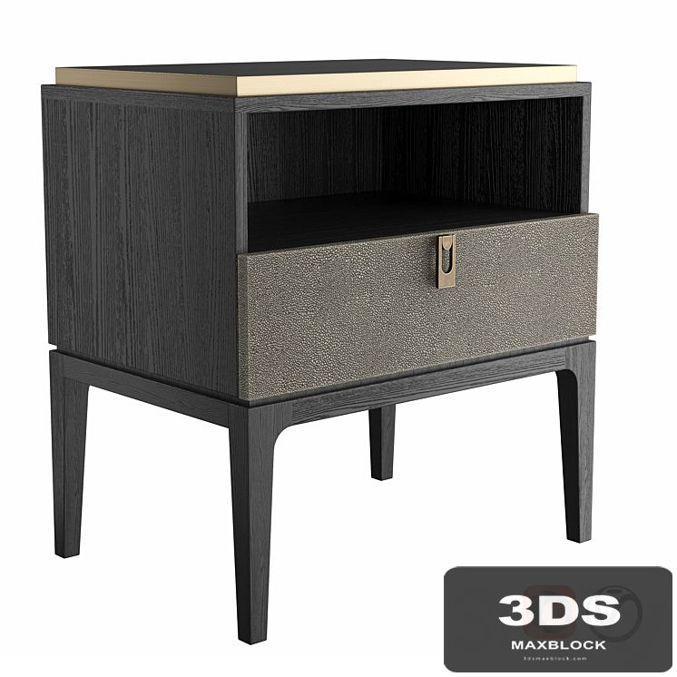 Dantone Home Glamour Bedside Table