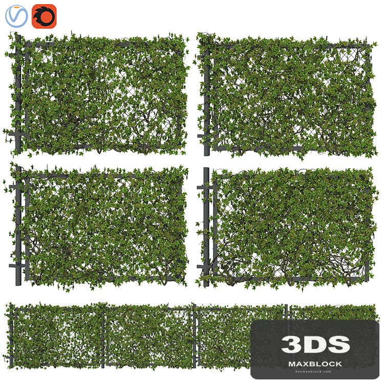 Fence with ivy v2