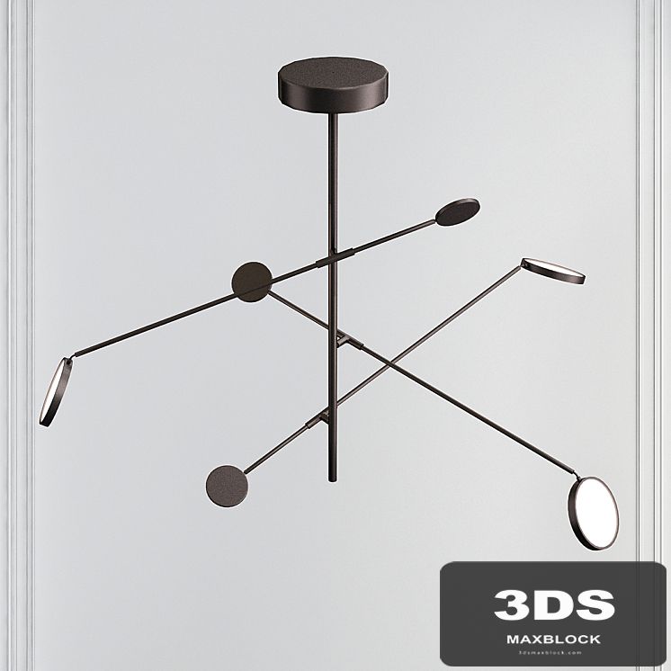 Radar 75-Watt Equivalence Integrated LED Black Pendant