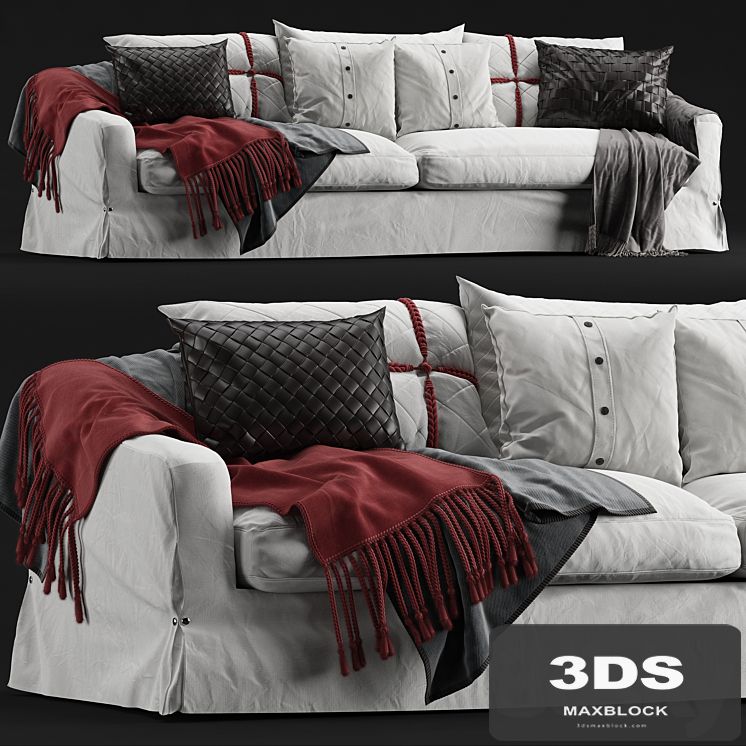 Roche Bobois sofa Fayence