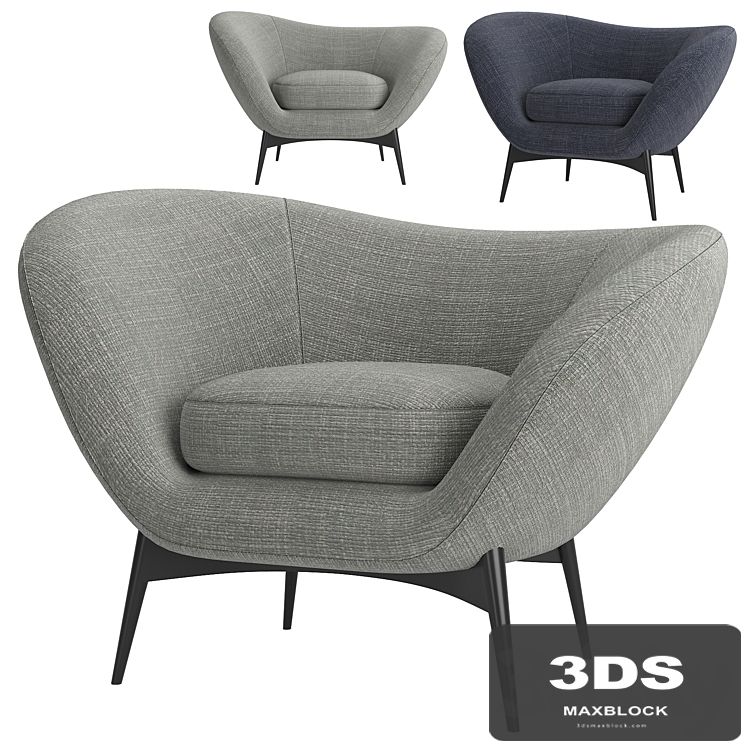 Armchair Oltremare by Saba Italia