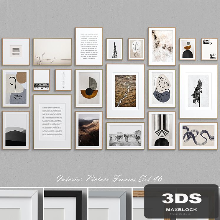 Interior Picture Frames Set-46