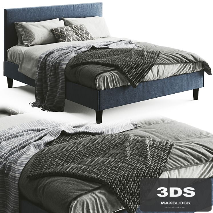 Bed ikea saeboevik