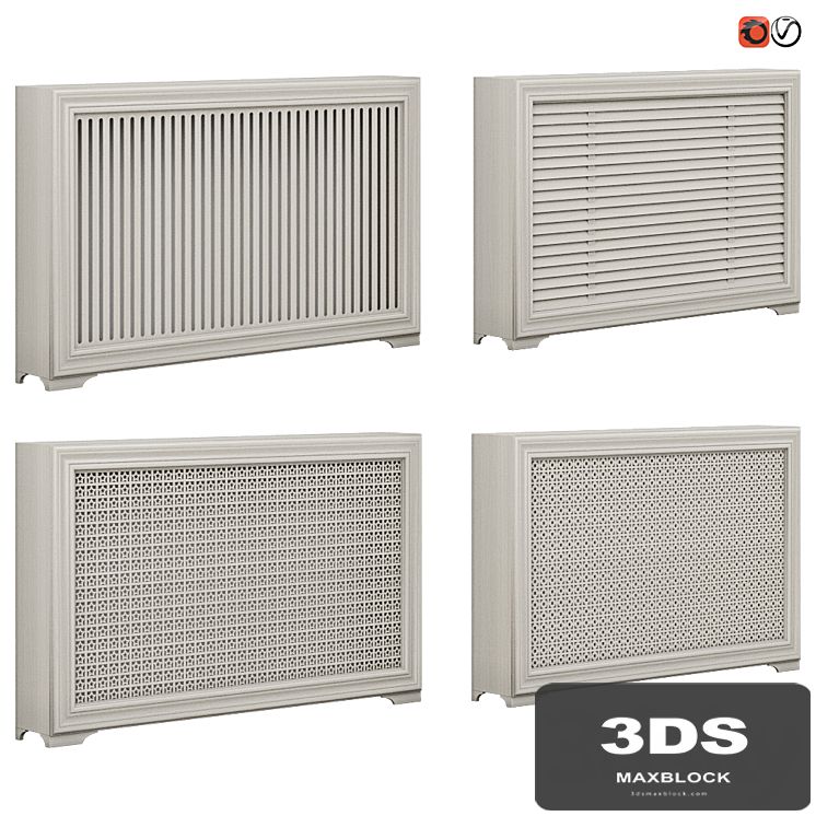 Set of radiator screen decorative_02