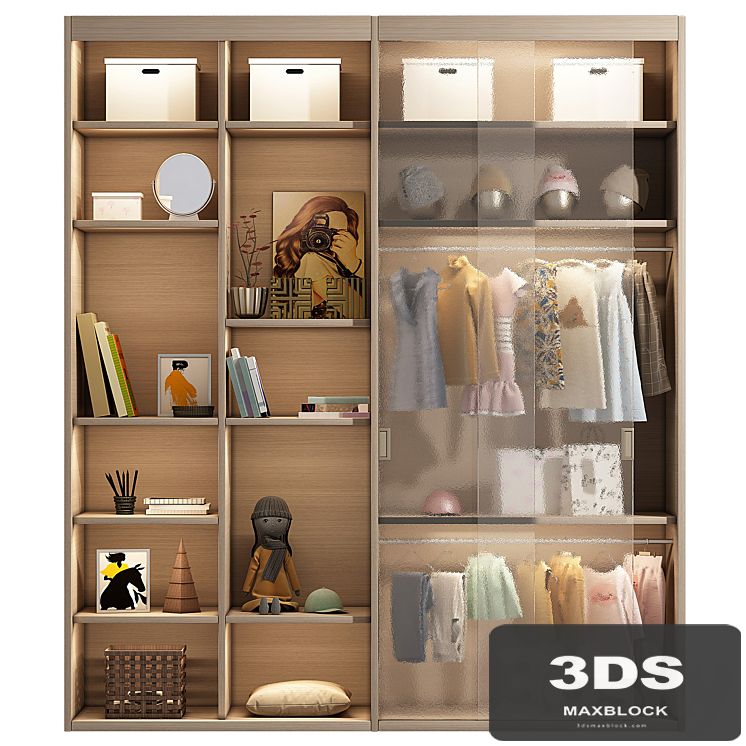 Wardrobe with decor 1
