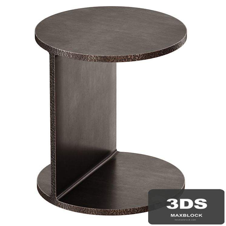 Jackie Iron End Table (Crate and Barrel)