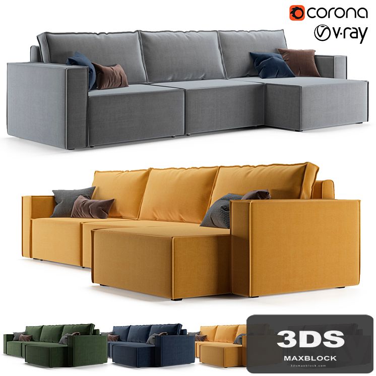 Corner sofa Loft divan.ru
