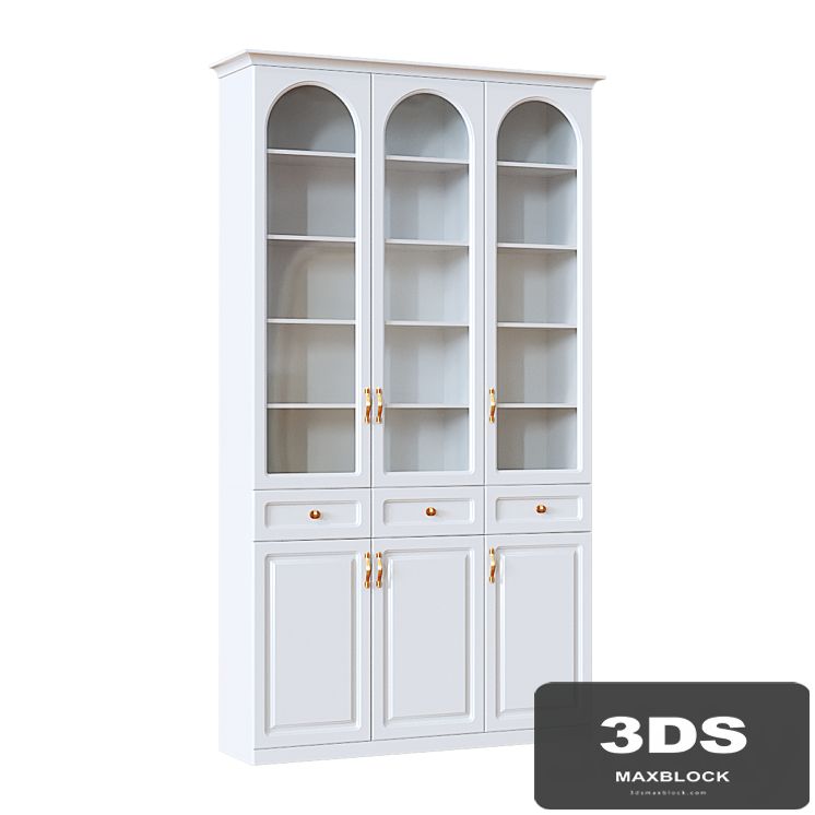 Bookcase Classic 2 white