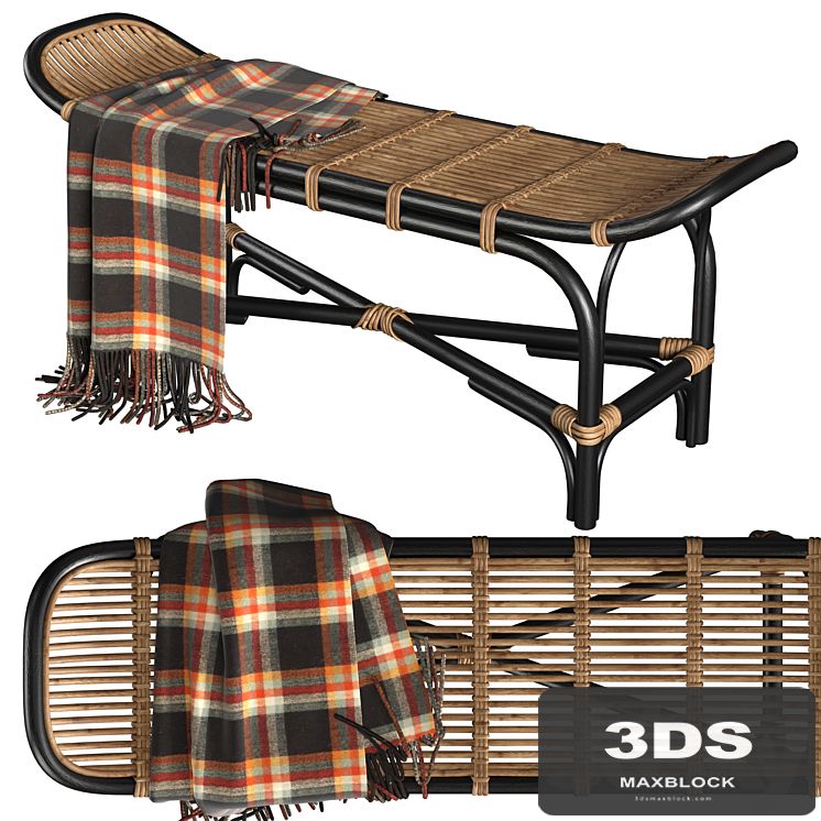 Bloomingville loue sofa rattan