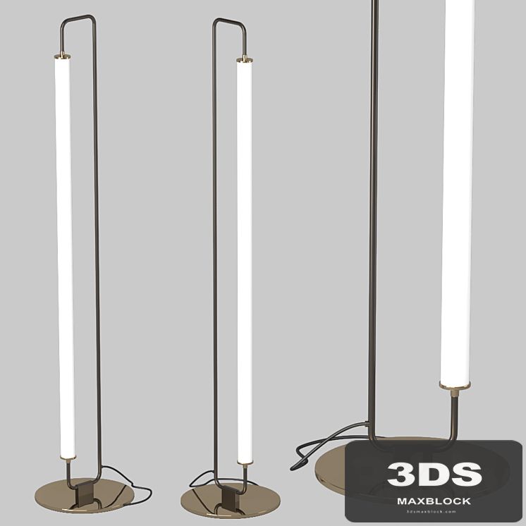 Floor lamp Linear Metal