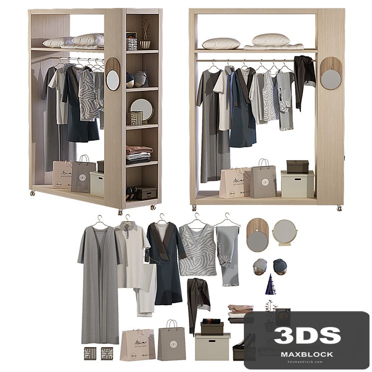 Wardrobe with decor 2