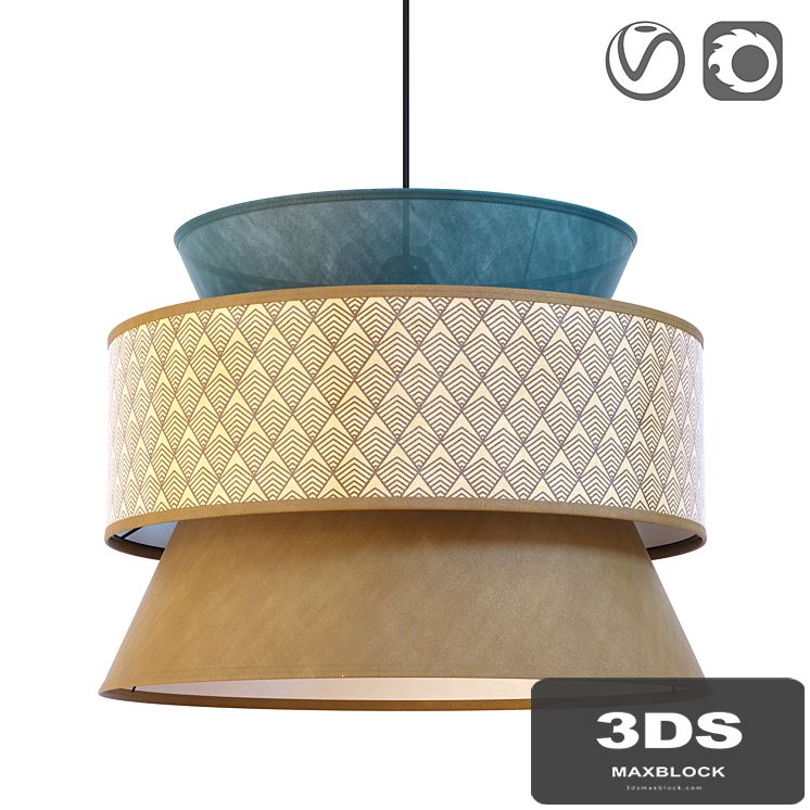 Lampshade with 3 lampshades, Dolkie