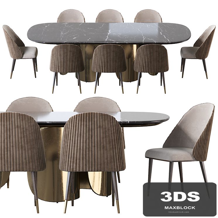 Oscar Opera Contemporary Table and Chair Diva Sb