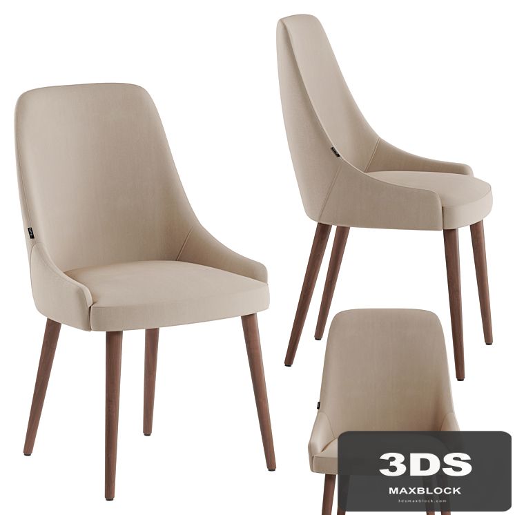 Luxdeco torre adima side chair