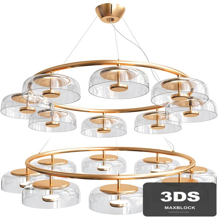 Nuura Blossi 8 Pendant Nordic Gold