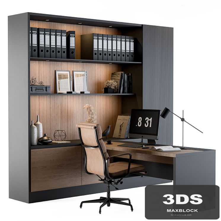 Office Furniture - Manager Set 04