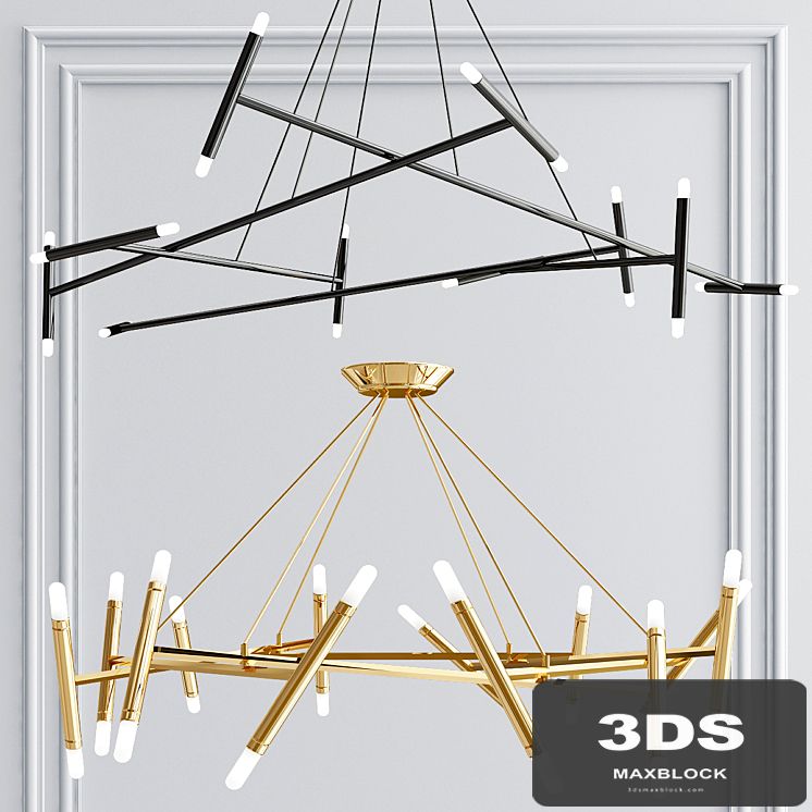 Le Petite and Le Pentagone chandelier collection