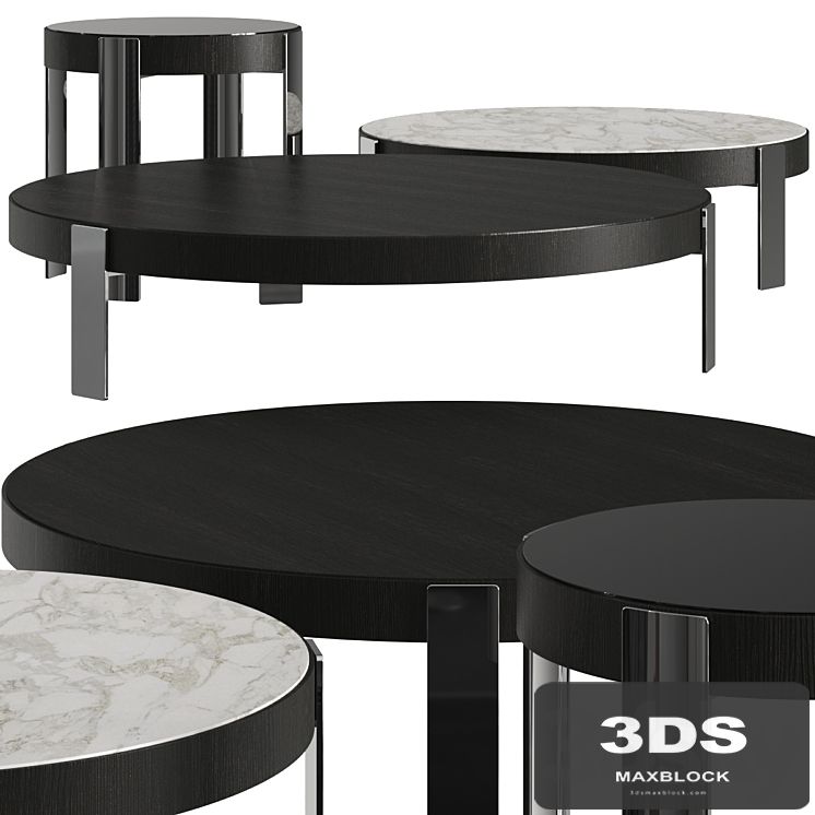 Minotti Mattia Round Coffee Tables