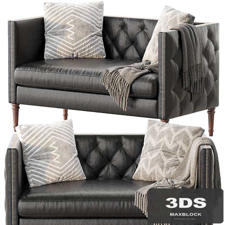 Vanves Chesterfield Settee