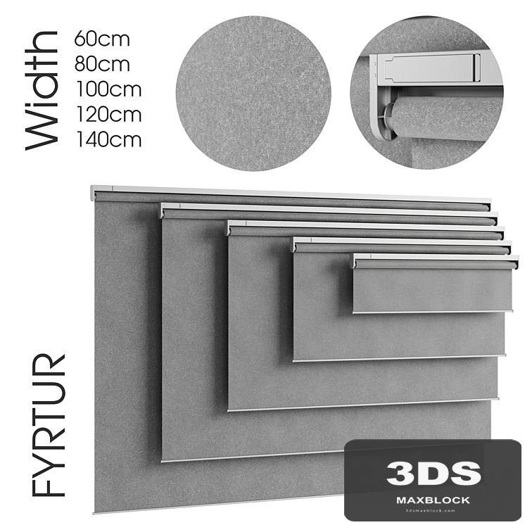 FYRTUR Ikea block-out roller blind
