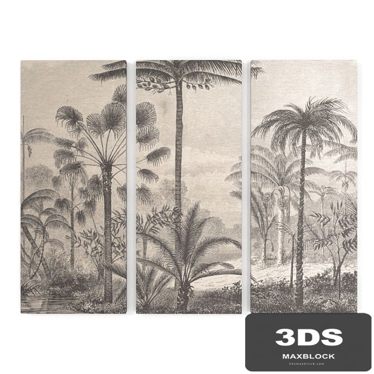 3 Panels Wekoso Black / White La Redoute Interieurs