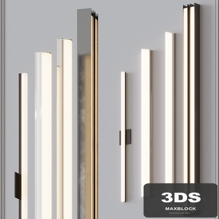Wall lamps Set 5