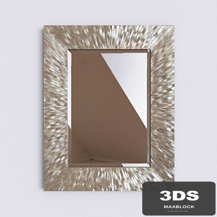 Pottery Barn Miranda Capiz Mirror