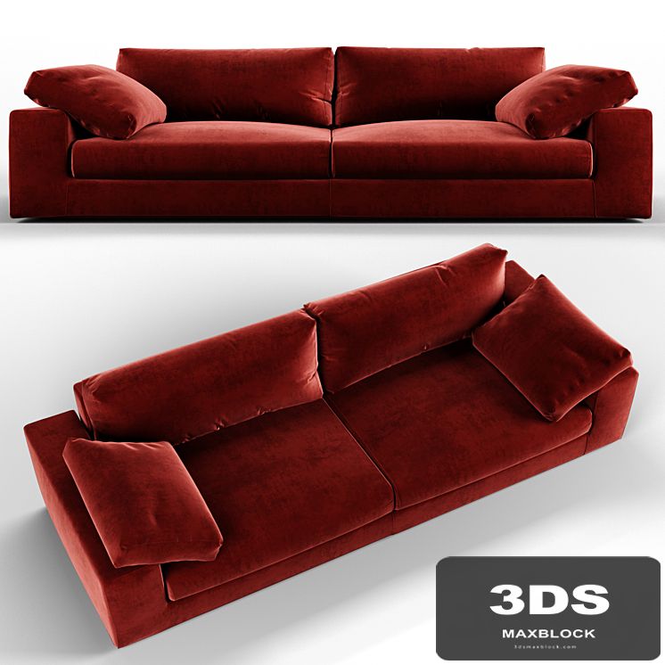 Black tie dante sofa