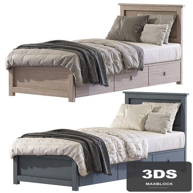 Bed with drawers from IKEA