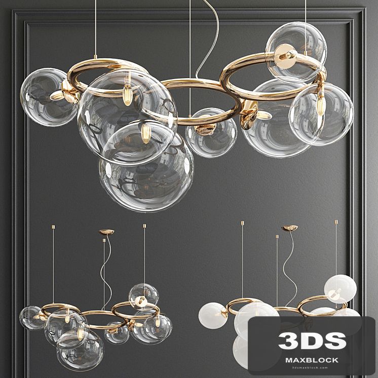 Puppet Ring Chandelier by Vistosi