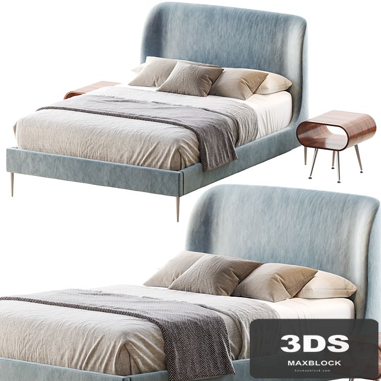 Lana upholstered bed
