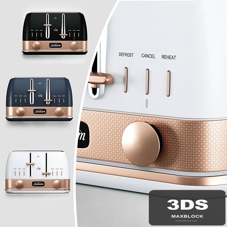 sunbeam classic bronze toaster