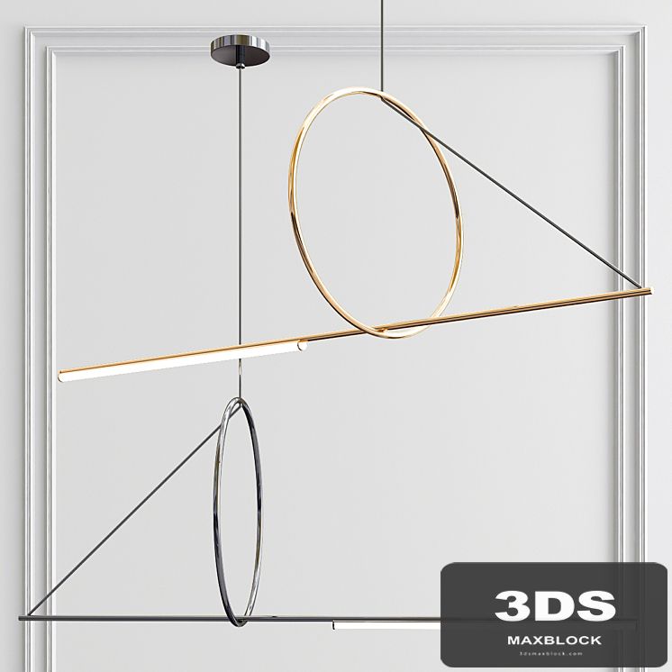 CERCLE & TRAIT PENDANT by CVL Luminaires
