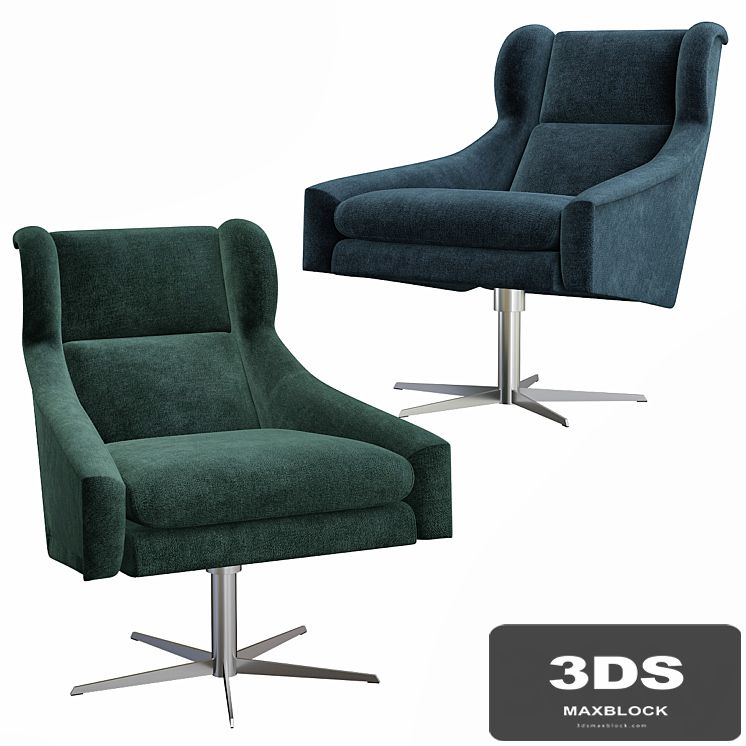 SWIVEL CHAIR NARA - Eichholtz