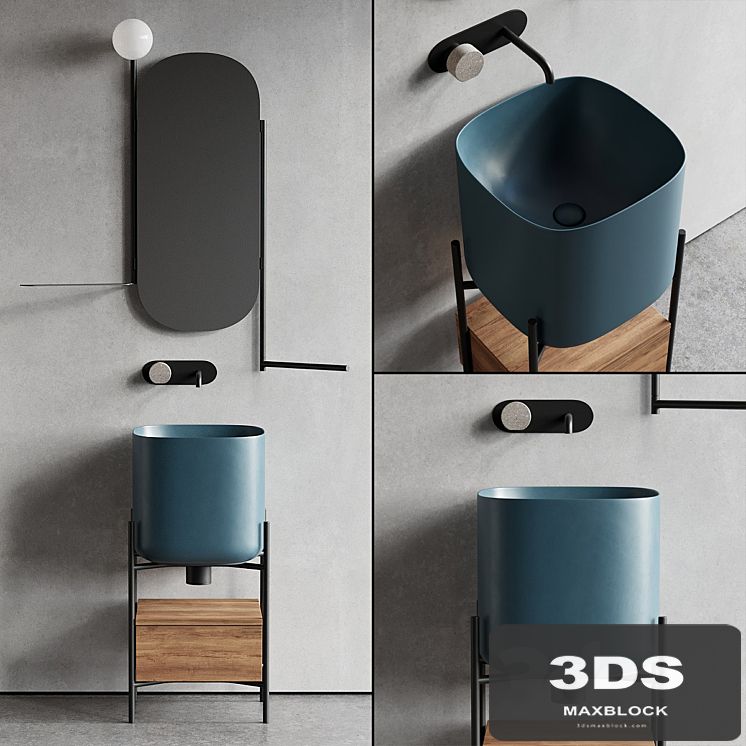 Scarabeo Ceramiche Diva Floor-standing Vanity Unit Set 2