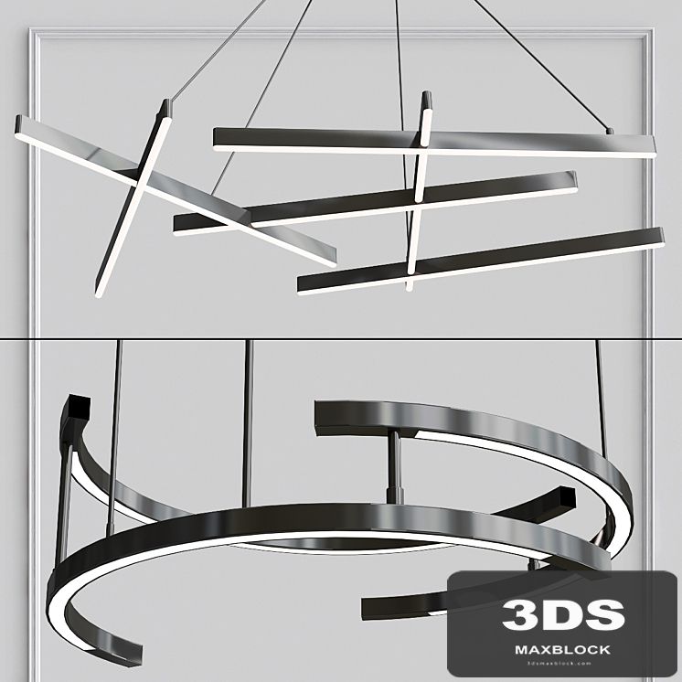 Maytoni Line LED Pendant collection